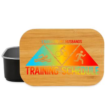 Triathlon-Anzug - Triathlet im Training - Lunch Box - Schwarz - Vorne