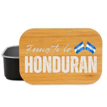Honduran pride, I love Honduras - Lunch Box - black - Front