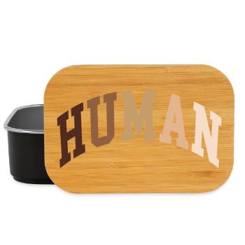 Human Human African - Lunch Box - black - Front