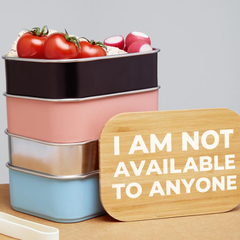 Conception de déclaration de protestation typographique audacieuse Boîte à goûter