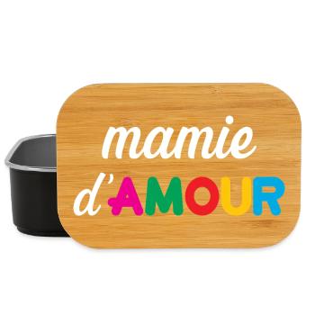 Mamie d'Amour - Boîte à goûter - noir - Devant