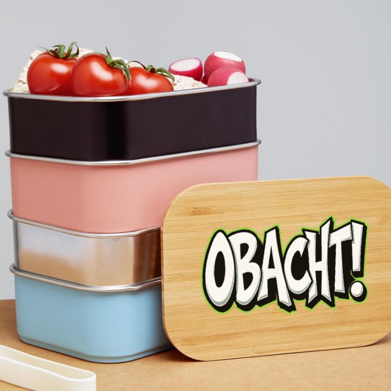 Caution Bavarian Saying Dialect Warning Lunch Box