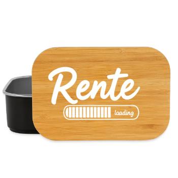 Rente 2026 loading Endlich Ruhestand - Lunch Box - Schwarz - Vorne