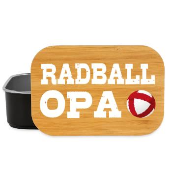 Radball, OPA, Radballer, Hallenradsport - Lunch Box - Schwarz - Vorne