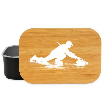 Joueurs de curling Sports d’hiver Curling - Boîte à goûter - noir - Devant