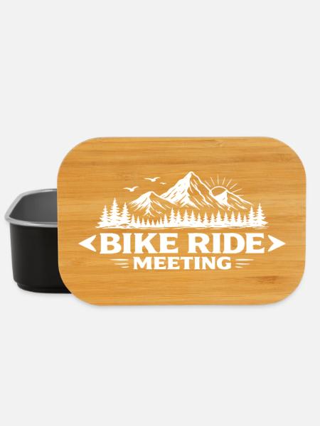 Bike Ride Meeting Berglandschaft - Lunch Box - Schwarz