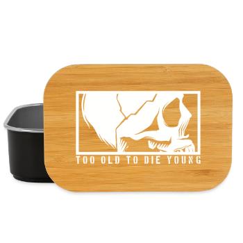 TOO OLD TO DIE YOUNG Skull Skeleton Rocker - Lunch Box - black - Front