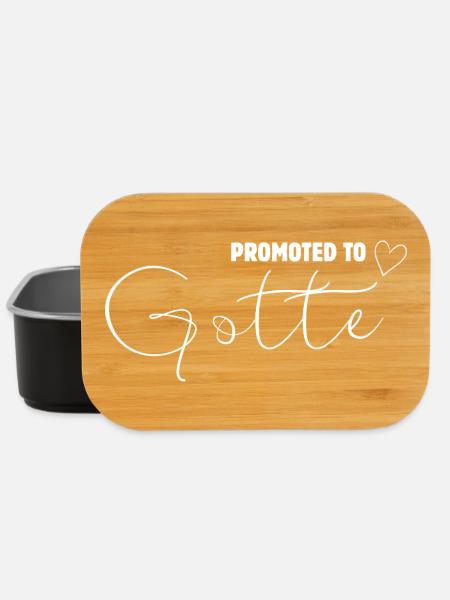 Promoted to Gotte, Gift Godmother - Lunch Box - black