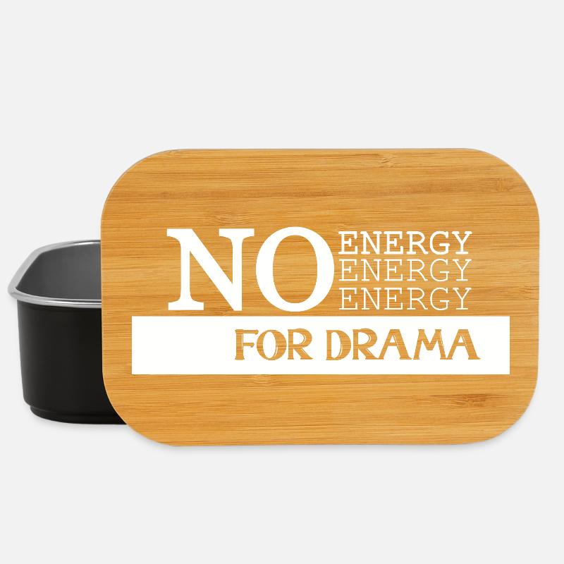Zero Energy Kein Drama - Lunch Box - Schwarz