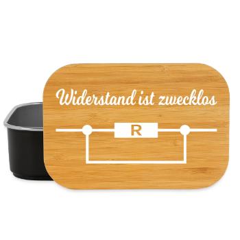 Widerstand ist zwecklos Schaltkreis - Lunch Box - Schwarz - Vorne