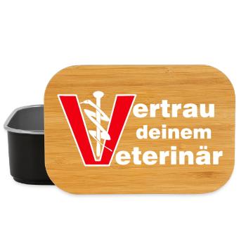 Veterinär Vertrauen Tierarzt Vet - Lunch Box - Schwarz - Vorne