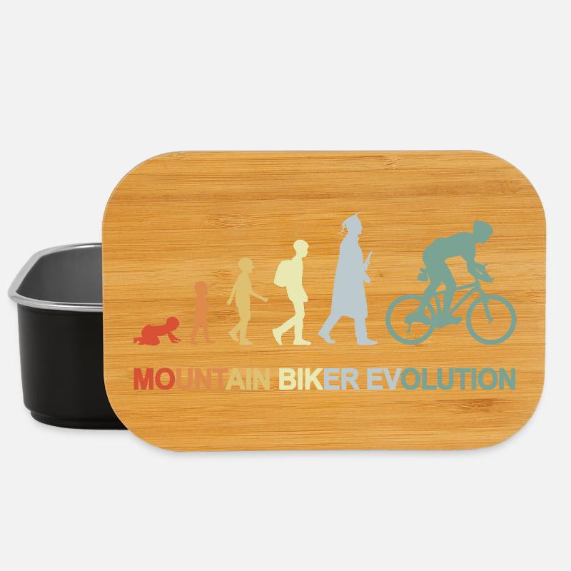 Mountainbiker Evolution - Lunch Box - Schwarz