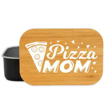 Pizza Mama - Boîte à goûter - noir - Devant