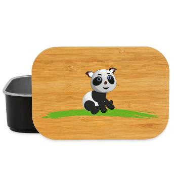 PANDA Baer - Lunch Box - black - Front