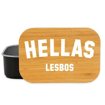 HELLAS LESBOS Griechenland - Lunch Box - Schwarz - Vorne