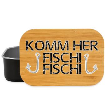 KOMM HER FISCHI FISCHI - Lunch Box - Schwarz - Vorne