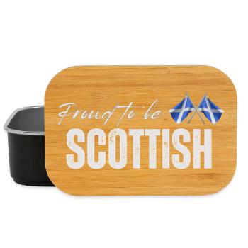 Proud Scotsman, I love Scotland - Lunch Box - black - Front