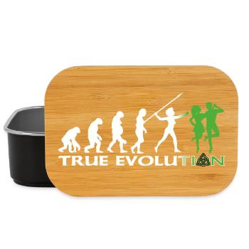 Evolution towards traditional Irish dance - Lunch Box - black - Front