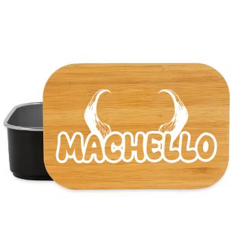 Machello - Boîte à goûter - noir - Devant