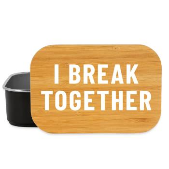 I Break Together Denglish - Lunch Box - Schwarz - Vorne