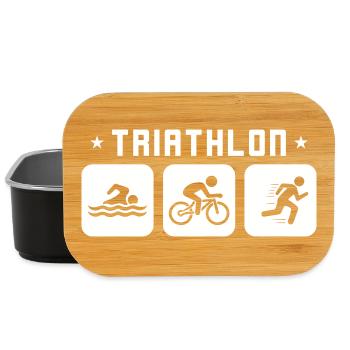 Triathlon Sport - Boîte à goûter - noir - Devant