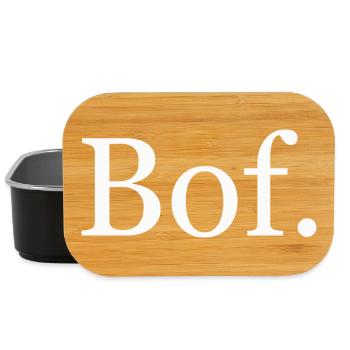 Well. French Minimalist Humor - Clear - Lunch Box - black - Front