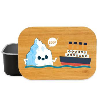 Titanic Funny Titanic and I-ceberg Boop Parody - Lunch Box - black - Front