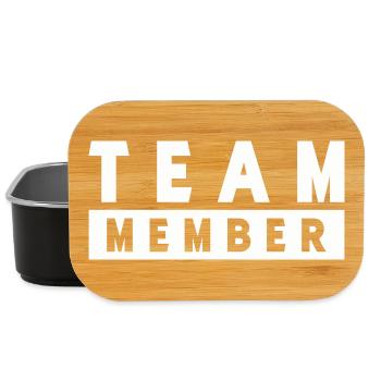 Team Member - Lunch Box - black - Front