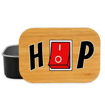 Hip hop - Boîte à goûter - noir - Devant