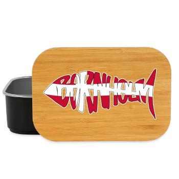 Bornholm Fisch - Lunch Box - Schwarz - Vorne