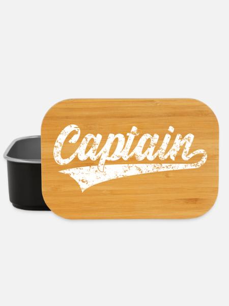 Capitaine capitaine - Boîte à goûter - noir