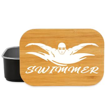 Swimmer - Lunch Box - black - Front