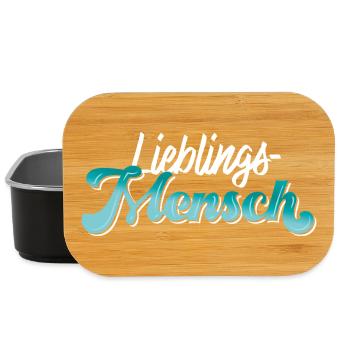 Lieblingsmensch - Lunch Box - Schwarz - Vorne