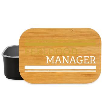 Feelgood manager tshirt - Lunch Box - Schwarz - Vorne
