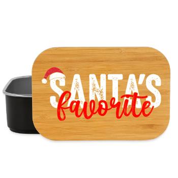 Der Liebling des Weihnachtsmanns - Lunch Box - Schwarz - Vorne