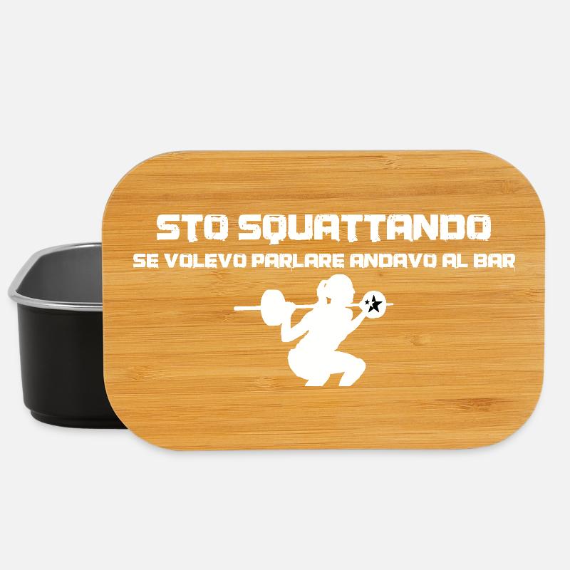 Squat Girl - Lunch Box - Schwarz