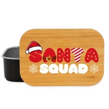 Santa Squad Emblem - Lunch Box - Schwarz - Vorne