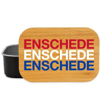 ENSCHEDE Netherlands Niederlande Flgge - Lunch Box - Schwarz - Vorne