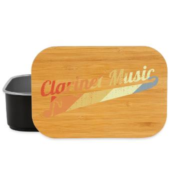 Clarinette Vintage - Boîte à goûter - noir - Devant