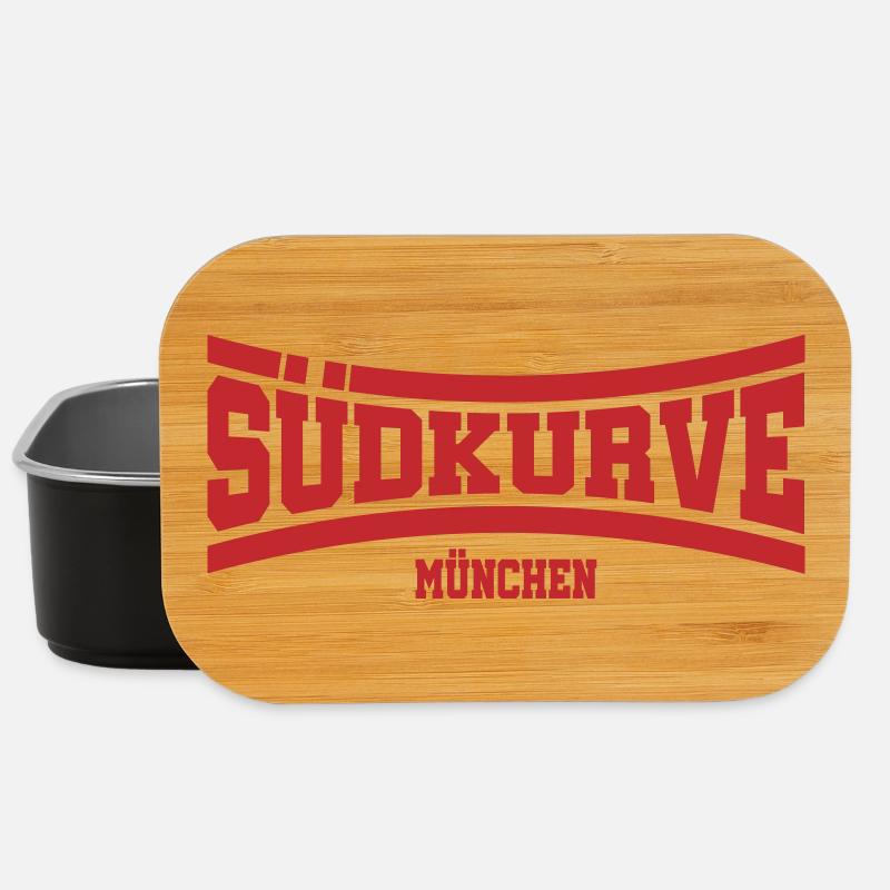 Südkurve München | Farbe änderbar - Lunch Box - Schwarz