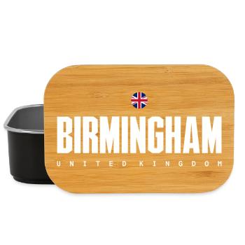 Birmingham Bold Union Typography - Lunch Box - black - Front