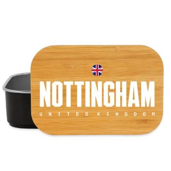 Nottingham City Emblem - Lunch Box - black - Front