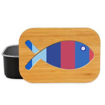 POISSON - Boîte à goûter - noir - Devant