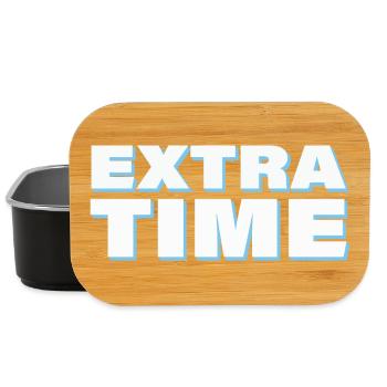EXTRA TIME - Lunch Box - black - Front
