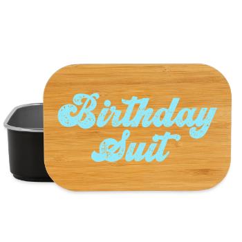 Birthday - Lunch Box - black - Front