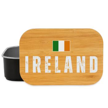 Flag of Ireland, Irish Pride - Lunch Box - black - Front