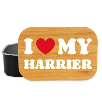 I Love My Harrier - Lunch Box - Schwarz - Vorne