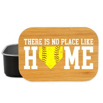 There is no better place than Home Girls Softbal - Lunch Box - black - Front