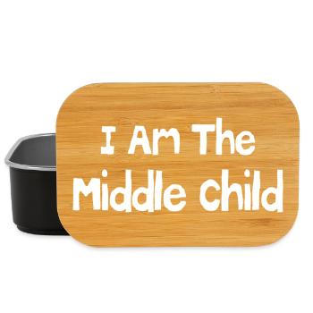 I am the middle child - Boîte à goûter - noir - Devant