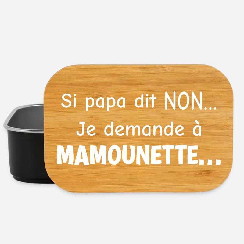 Mamounette Komplizin - Humor Mama - Lunch Box - Schwarz